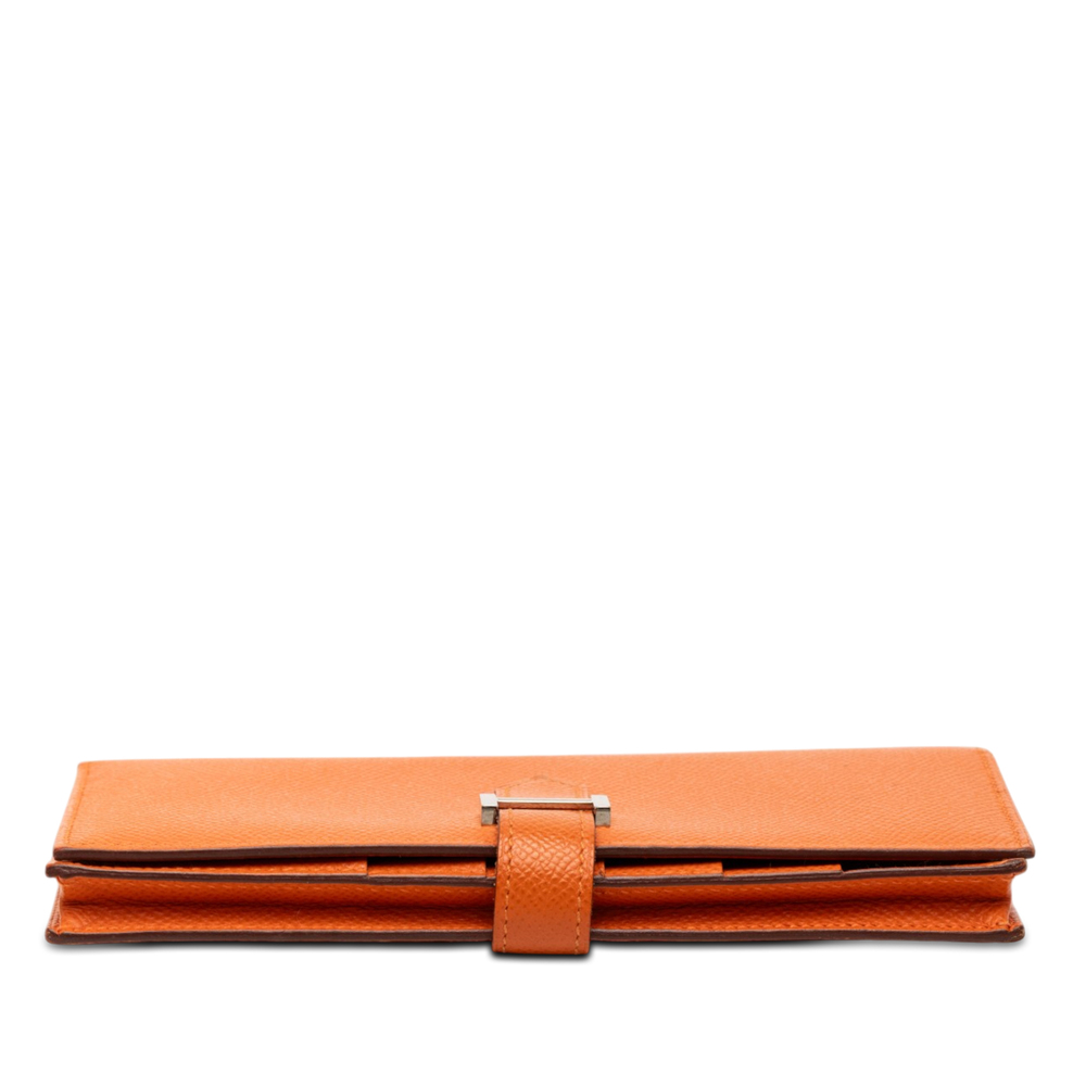 Pre-Loved Hermes Epsom Bearn Soufflet Wallet - Picture 3 of 10